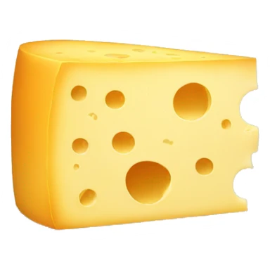 cheese with hidden mouth sticker