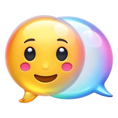 conversational bubble sticker