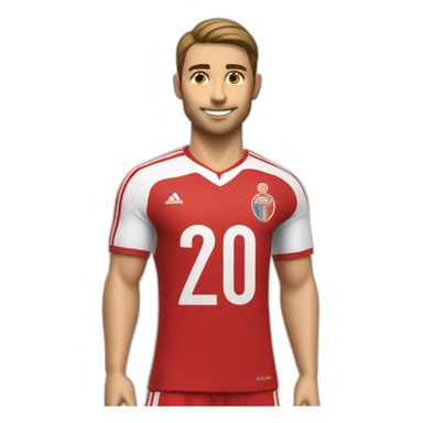 futbolista-aleman-de-23-con-camiseta-roja.-con-el-número-7-en-la-camiseta.-un-solo-7- sticker