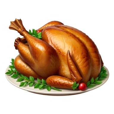 dinde de noël sticker