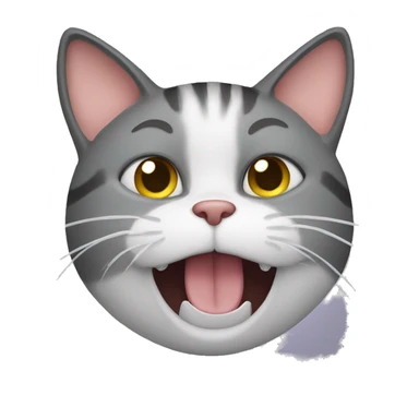 cat with bad breath sticker