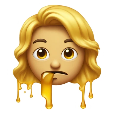 Throwing up honey  sticker