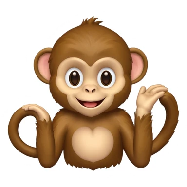create a monkey emoji sticker