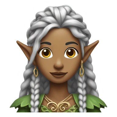 an elf woman login holding a big key sticker