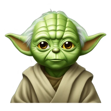 Yoda avec un haut de forme sticker