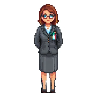 teacher standing sticker