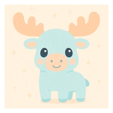 Moose sticker