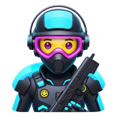  shooter game with this color 9654F4 sticker