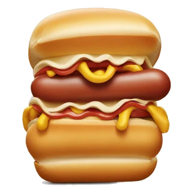 Eat hotdog  sticker