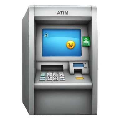 ATM just the object itself sticker