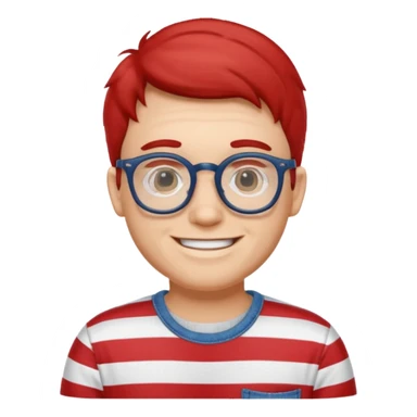 Where’s waldo emoji sticker