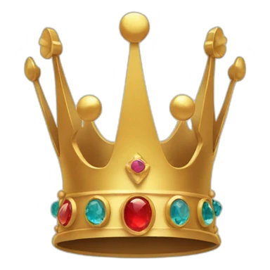 Crown with ox sticker