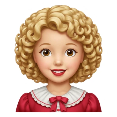 Shirley Temple sticker