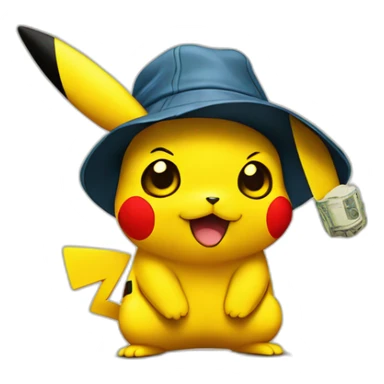 drug dealer pikachu sticker