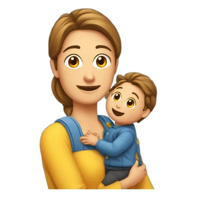 Maman sur papa sticker