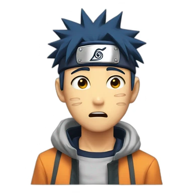 Naruto-crying-tears sticker