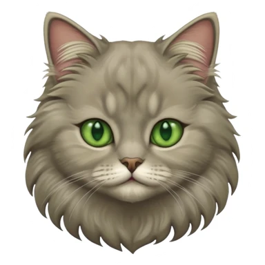 A cat which is a brittish longhair sticker