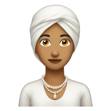 a middle eastern pearl sticker