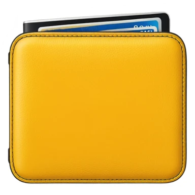 Travel yellow wallet – larger sticker