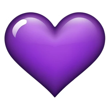 Dark purple heart sticker