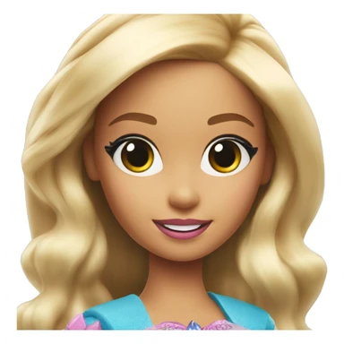 Barbie and the island princess movie sticker