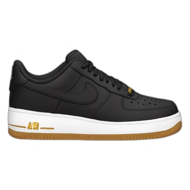 Sneaker-airforce1-black sticker