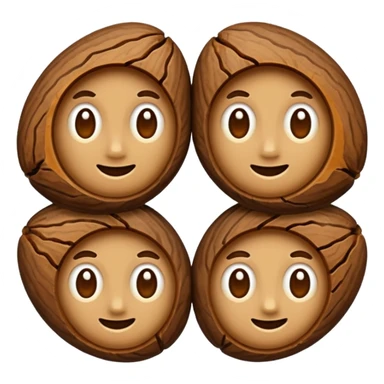 walnut. CLOSED! NO FACE! sticker