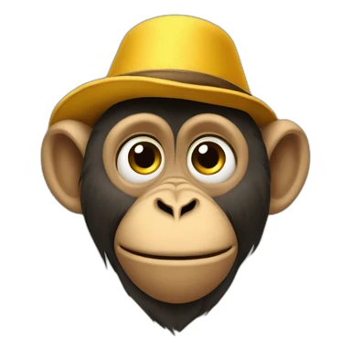 Alladin’s monkey with his hat sticker