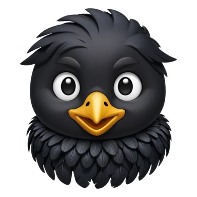 raven chibi emoji sticker