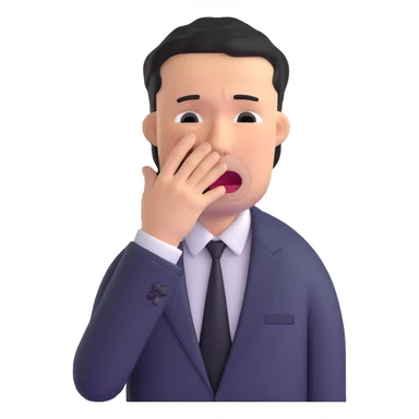 businessman in suit crying at work sticker