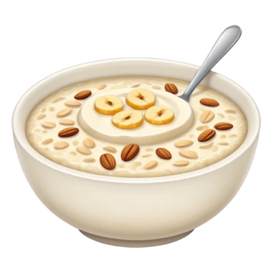 I want an emoji of all bowl with porridge sticker
