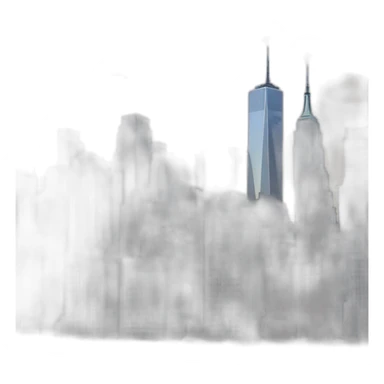 new york city skyline sticker