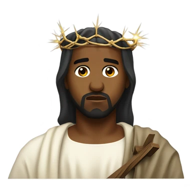 kanye west, ye,jesus, cross sticker
