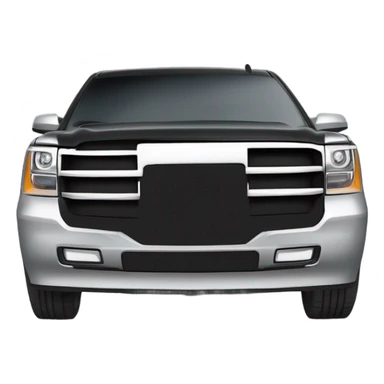 GMC Yukon larga negra sticker