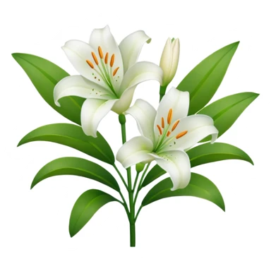 lilies sticker
