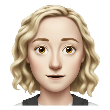 Saoirse Ronan realistic sticker