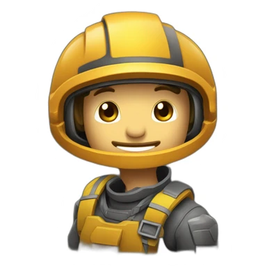 Espeleogo en cueva con casco y luz sticker