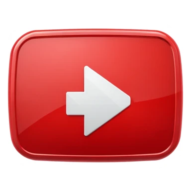YouTube logo play button sticker