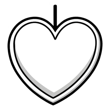 black and white checkered heart sticker