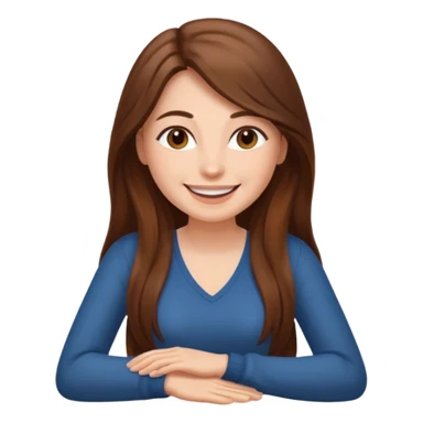 seated woman sticker