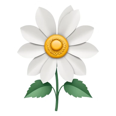 flor de papel sticker