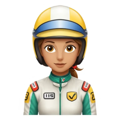 jockey girl sticker