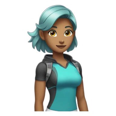 Gym Leader Nessa sticker