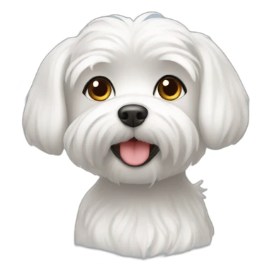 Maltese female sticker