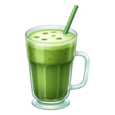 iced matcha cup sticker