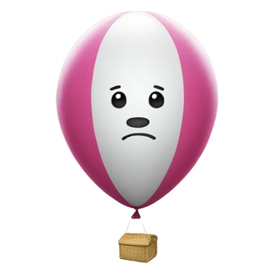 4 as a balloon sticker