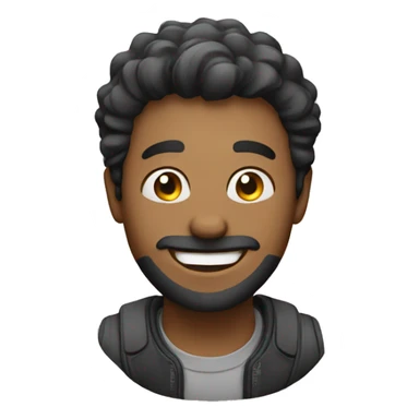 A man who is very happy sticker