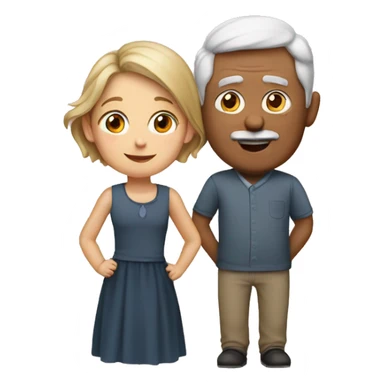 girl with granda sticker