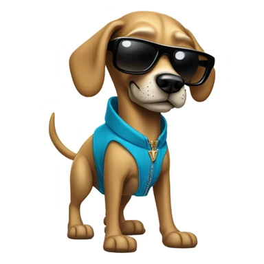 Snoop Dogg as a dog sticker