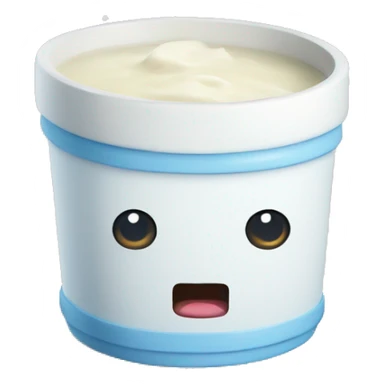 curd in water pot sticker